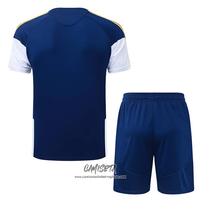 Chandal del Real Madrid 2026-2027 Manga Corta Azul - Pantalon Corto